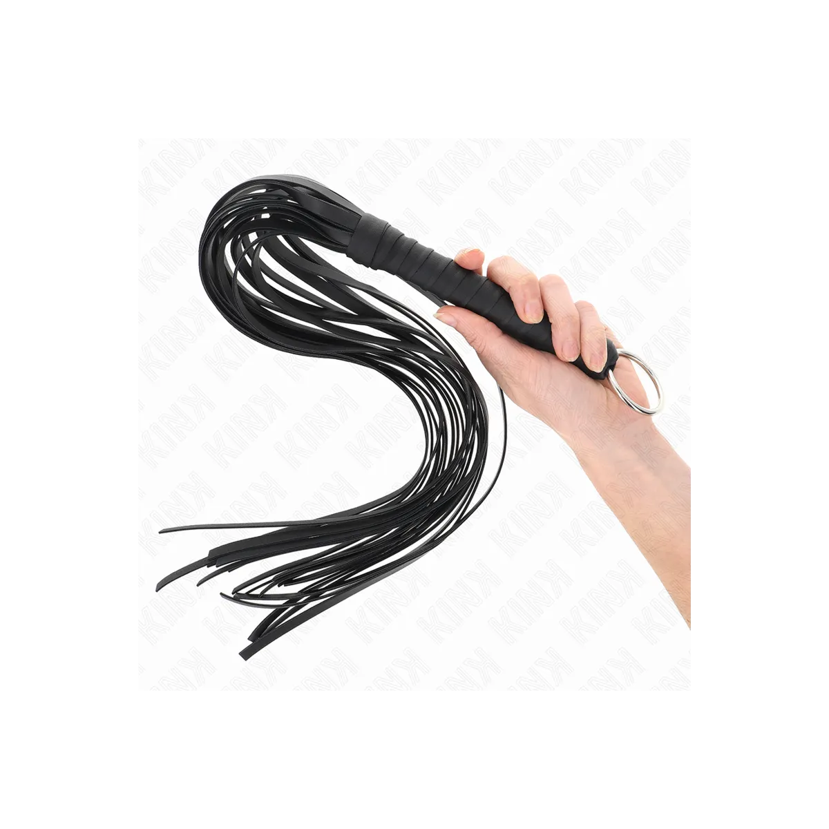 Peitsche mit Ring 65 cm von Kink Impact & Touch | Fesselliebe.de