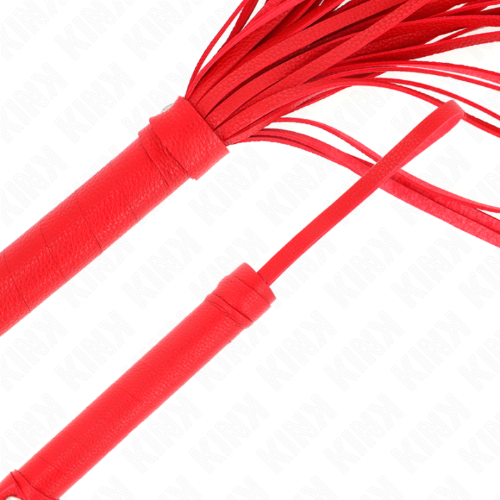 Rote Weich-Pvc-Peitsche 70 cm von Kink Impact & Touch | Fesselliebe.de