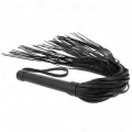 Schwarze Weich-Pvc-Peitsche 70 cm von Kink Impact & Touch