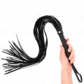 Schwarze Weich-Pvc-Peitsche 70 cm von Kink Impact & Touch