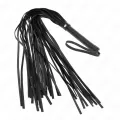 Schwarze Weich-Pvc-Peitsche 70 cm von Kink Impact & Touch