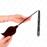 Rosenform Quastenpeitsche aus Silikon 45 cm von Kink Impact & Touch | Fesselliebe.de
