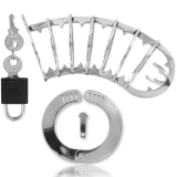 Peniskfig mit Sicherheitsschloss 14 cm von Metal Hard | Fesselliebe.de
