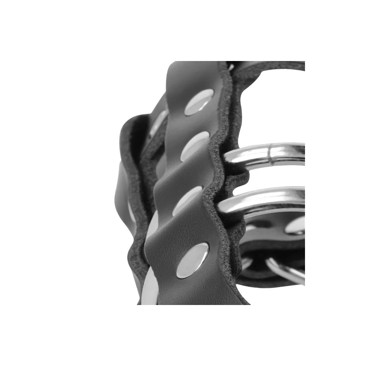 Keuschheitskfig aus Leder mit Schloss von Darkness Bondage | Fesselliebe.de