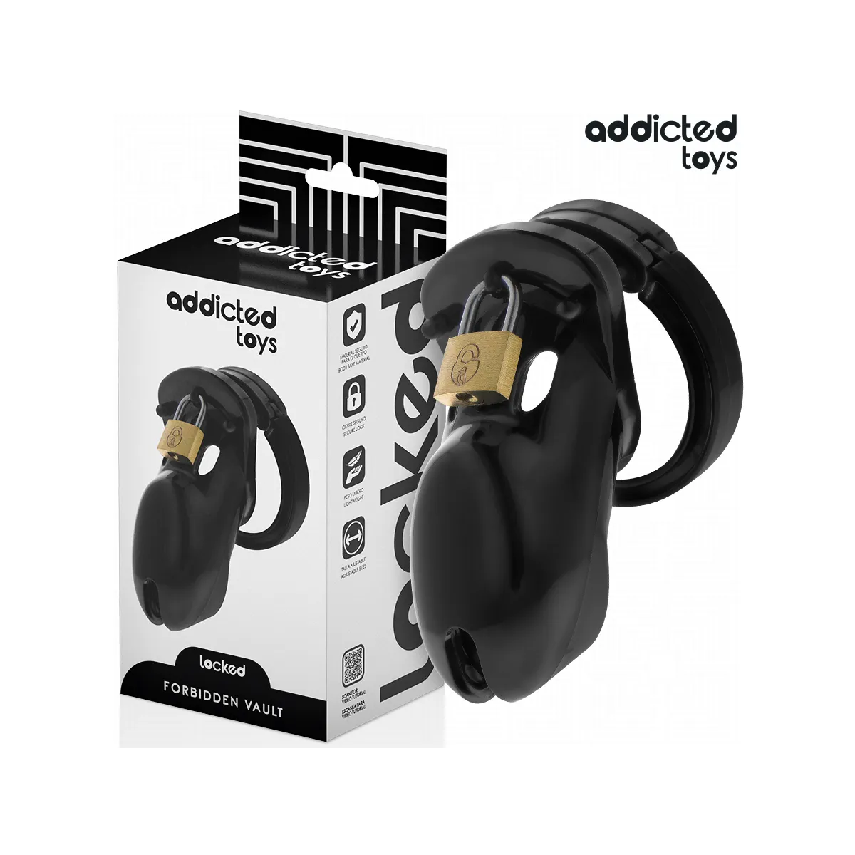 Verbotenes Peniskäfig 10 cm von Addicted Toys Locked | Fesselliebe.de