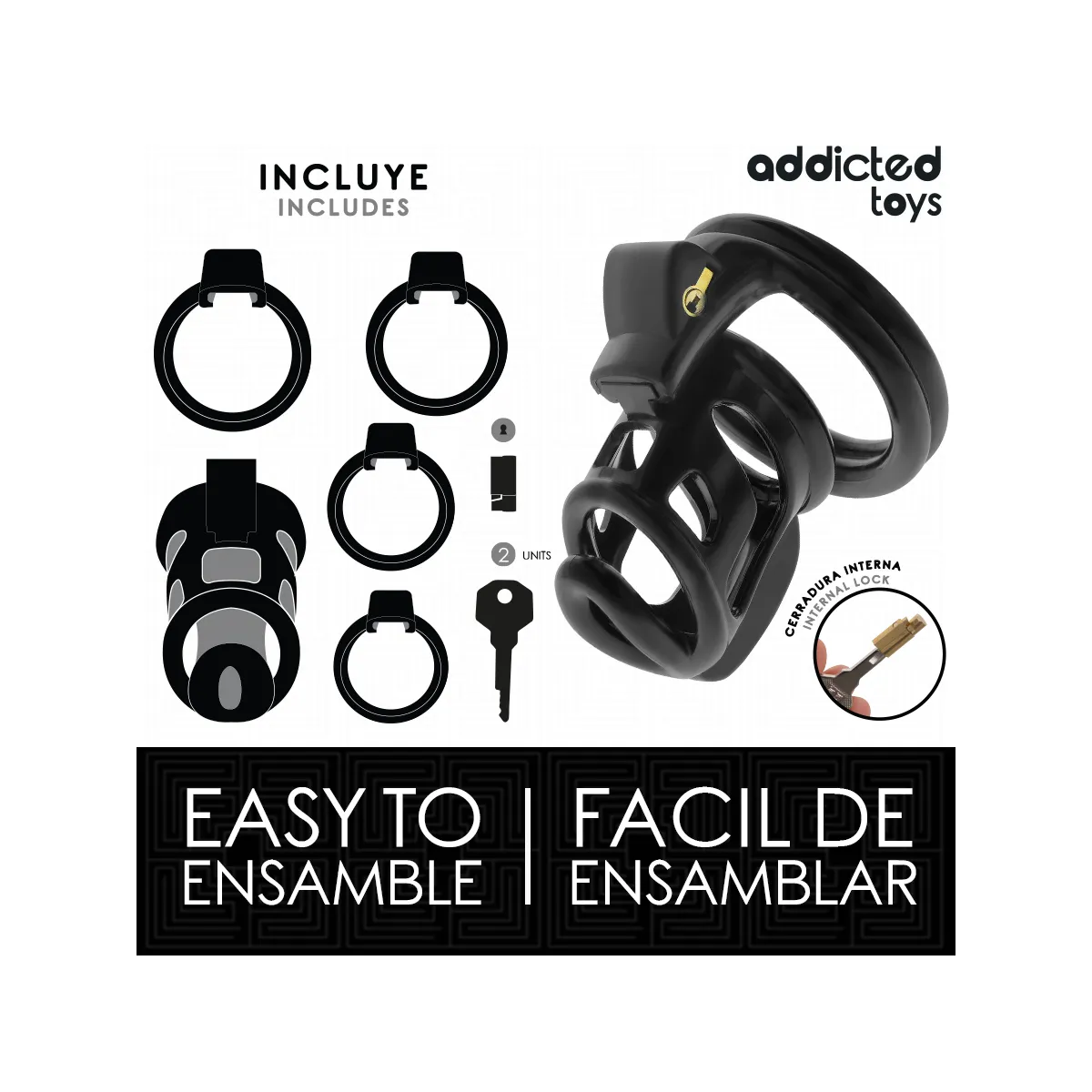 Gilden Cage Peniskäfig 8,5 cm von Addicted Toys Locked | Fesselliebe.de