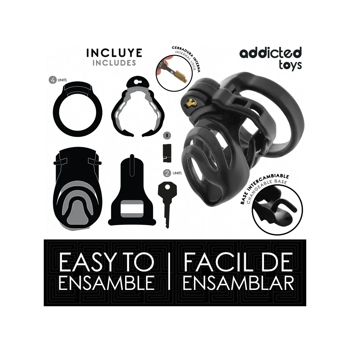 Eternal Lock Peniskäfig 9 cm von Addicted Toys Locked | Fesselliebe.de