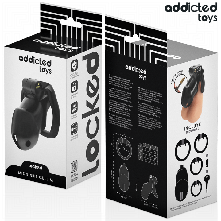 Mindnight Cell Penis Cage Grösse M von Addicted Toys Locked | Fesselliebe.de