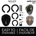 Schlüsselloser Peniskäfig 11,5 cm von Addicted Toys Locked