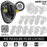 Schlüsselloser Peniskäfig 11,5 cm von Addicted Toys Locked | Fesselliebe.de