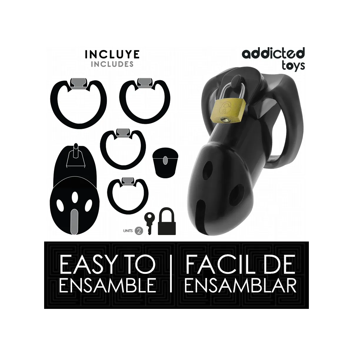 Unbroken den Peniskäfig 9,8 cm von Addicted Toys Locked | Fesselliebe.de