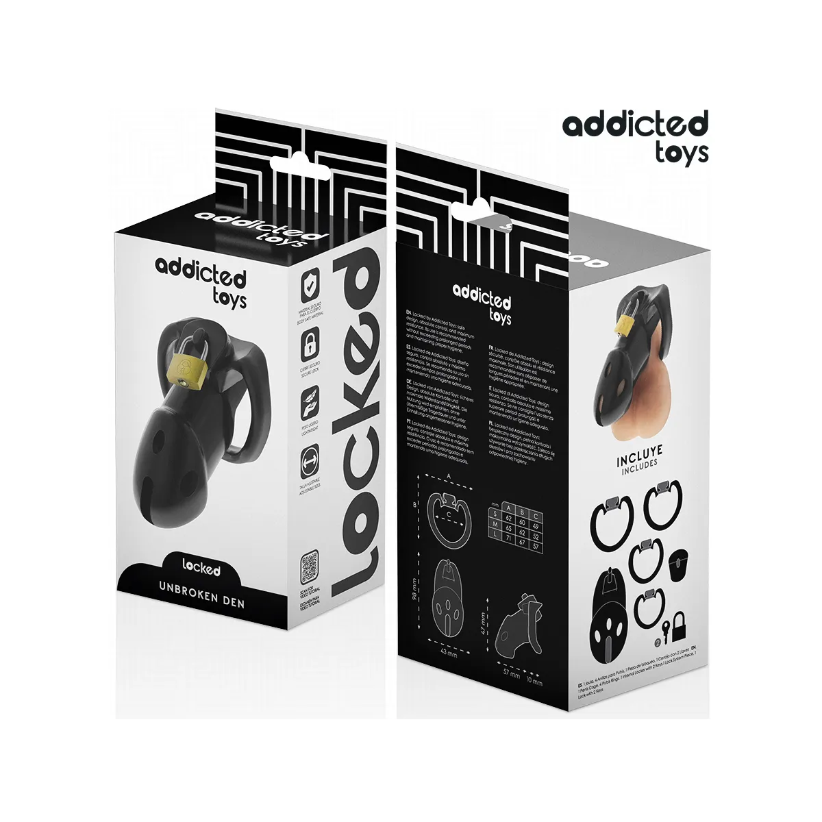 Unbroken den Peniskäfig 9,8 cm von Addicted Toys Locked | Fesselliebe.de