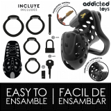 Angeketteter Hohlpeniskäfig 10,5 cm von Addicted Toys Locked | Fesselliebe.de