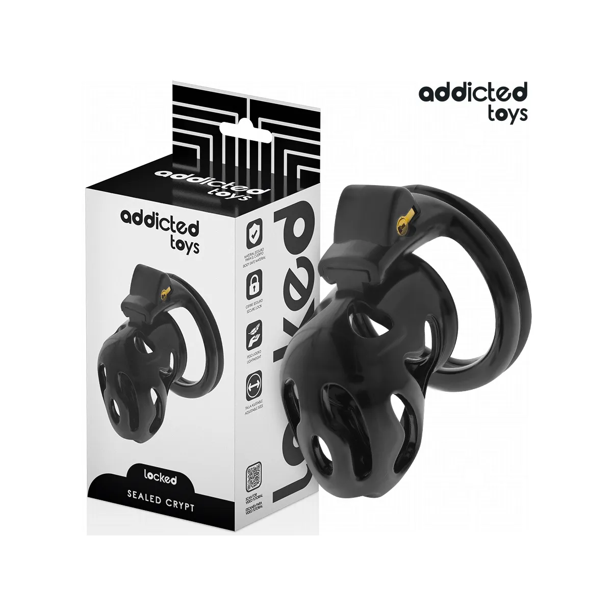 Versiegelter Peniskäfig 8 cm von Addicted Toys Locked | Fesselliebe.de