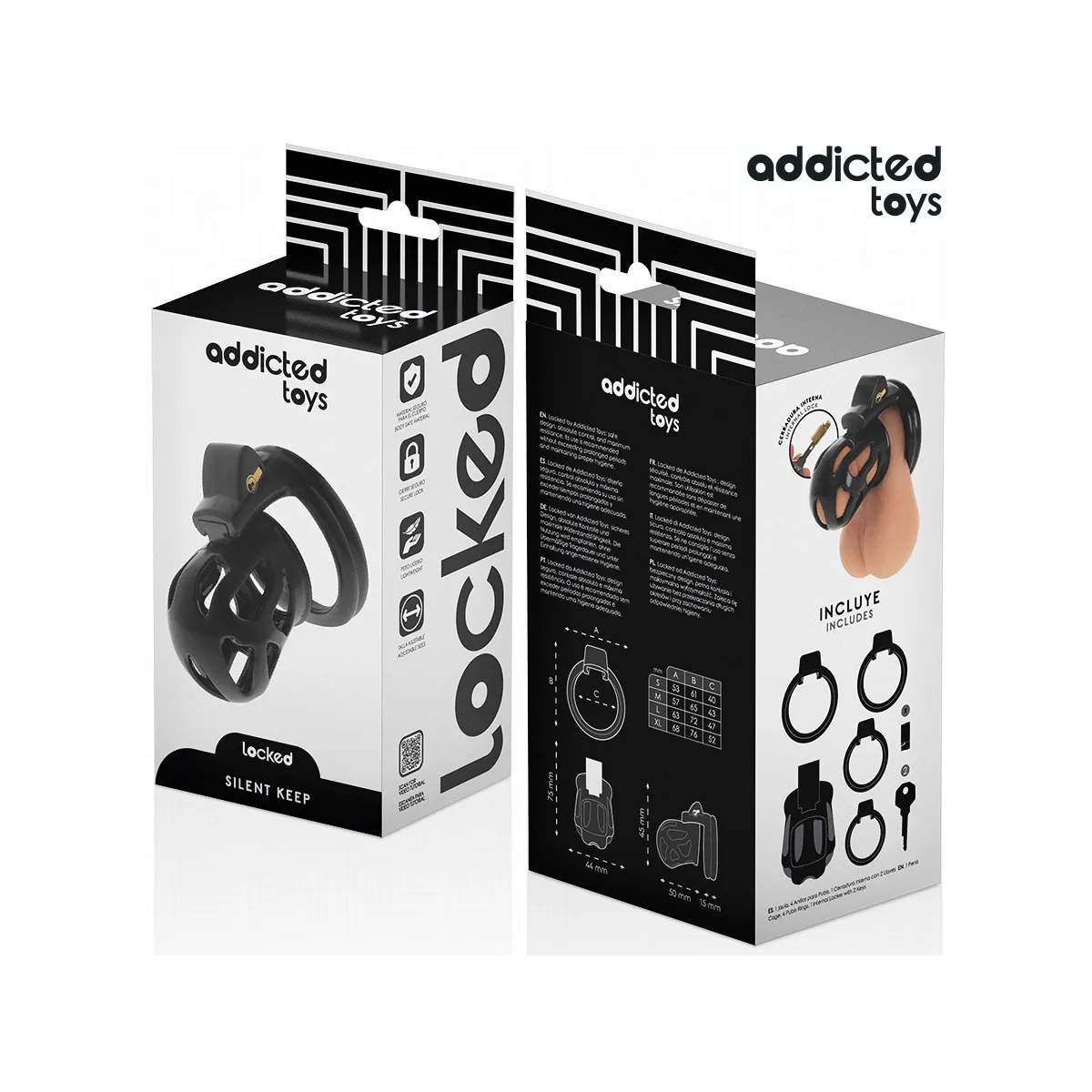 Silent Keep Peniskäfig 7,5 cm von Addicted Toys Locked | Fesselliebe.de