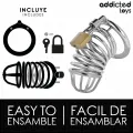 Iron Cell Metall-Peniskäfig Grösse M von Addicted Toys Locked