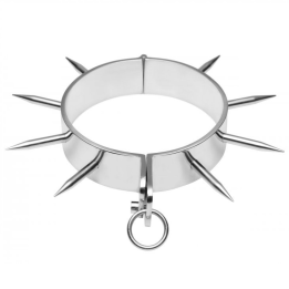 Bdsm-Sklavenhalsband mit Spitzen von Metal Hard | Fesselliebe.de