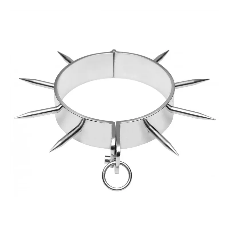 Bdsm-Sklavenhalsband mit Spitzen von Metal Hard | Fesselliebe.de