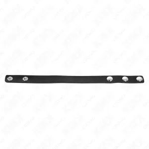 Penisring aus Leder mit Druckverschluss 21,5 X 1,5 cm von Kink Ring Power