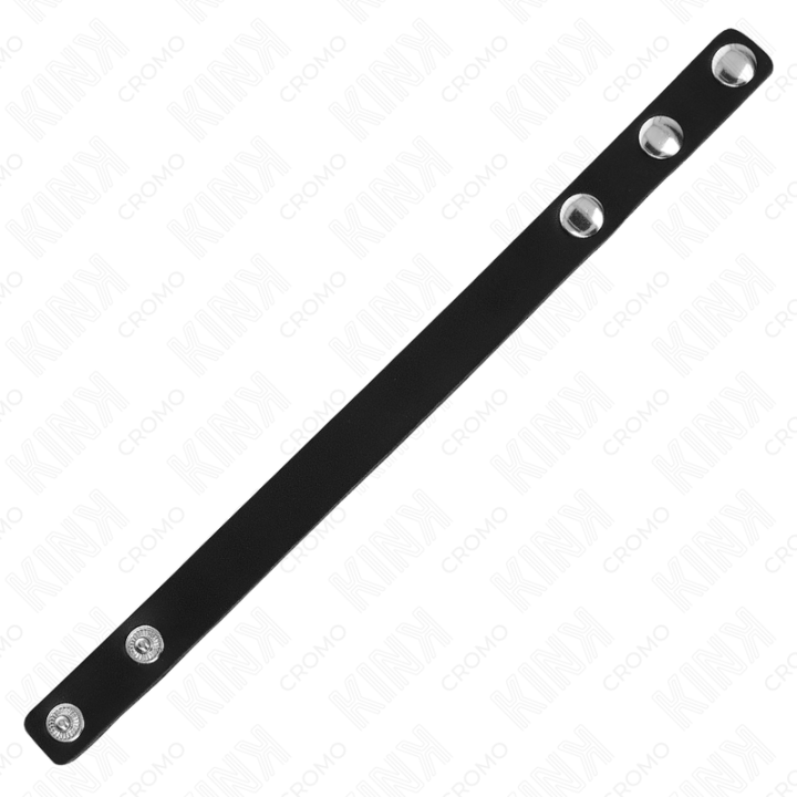 Penisring aus Leder mit Druckverschluss 21,5 X 1,5 cm von Kink Ring Power | Fesselliebe.de