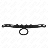 Leder Penisring 3,5 cm mit Druckverschluss 23 X 2 cm von Kink Ring Power | Fesselliebe.de