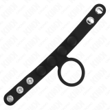 Leder Penisring 3,5 cm mit Druckverschluss 23 X 2 cm von Kink Ring Power | Fesselliebe.de