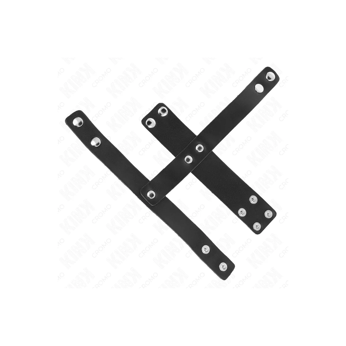 Peniskäfigring aus Leder mit Verstellbarem Hockentrenner von Kink Ring Power | Fesselliebe.de