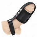 Peniskäfigring aus Leder mit Verstellbarem Beschichtetem Hockentrennergurt von Kink Ring Power
