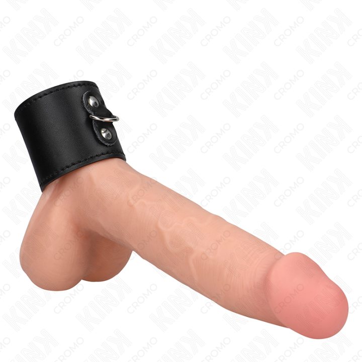 Leder Penisring mit Druckverschluss 18 X 5 cm von Kink Ring Power | Fesselliebe.de