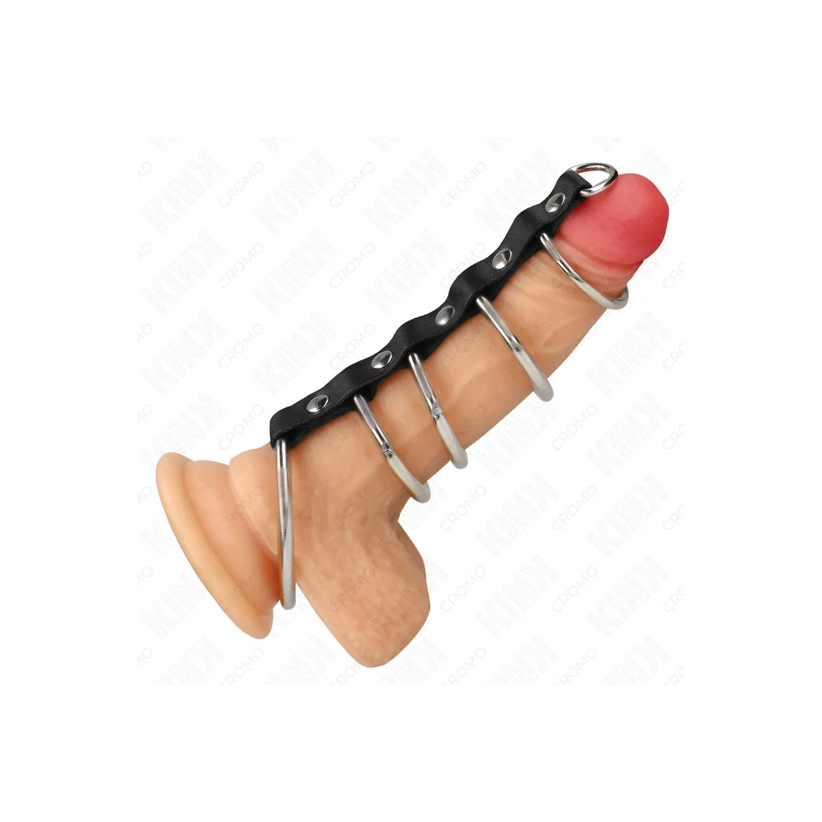 5 Metall Penisringe 3,2 cm Bis 5 cm Durch Leder Verbunden von Kink Ring Power | Fesselliebe.de