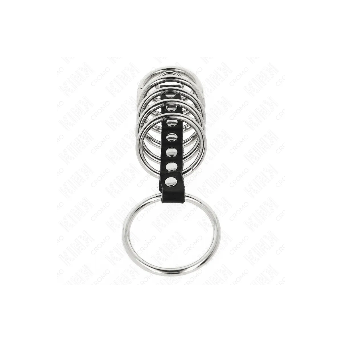 7 Penisringe aus Metall 3,2 cm Bis 5 cm Durch Leder Verbunden von Kink Ring Power | Fesselliebe.de