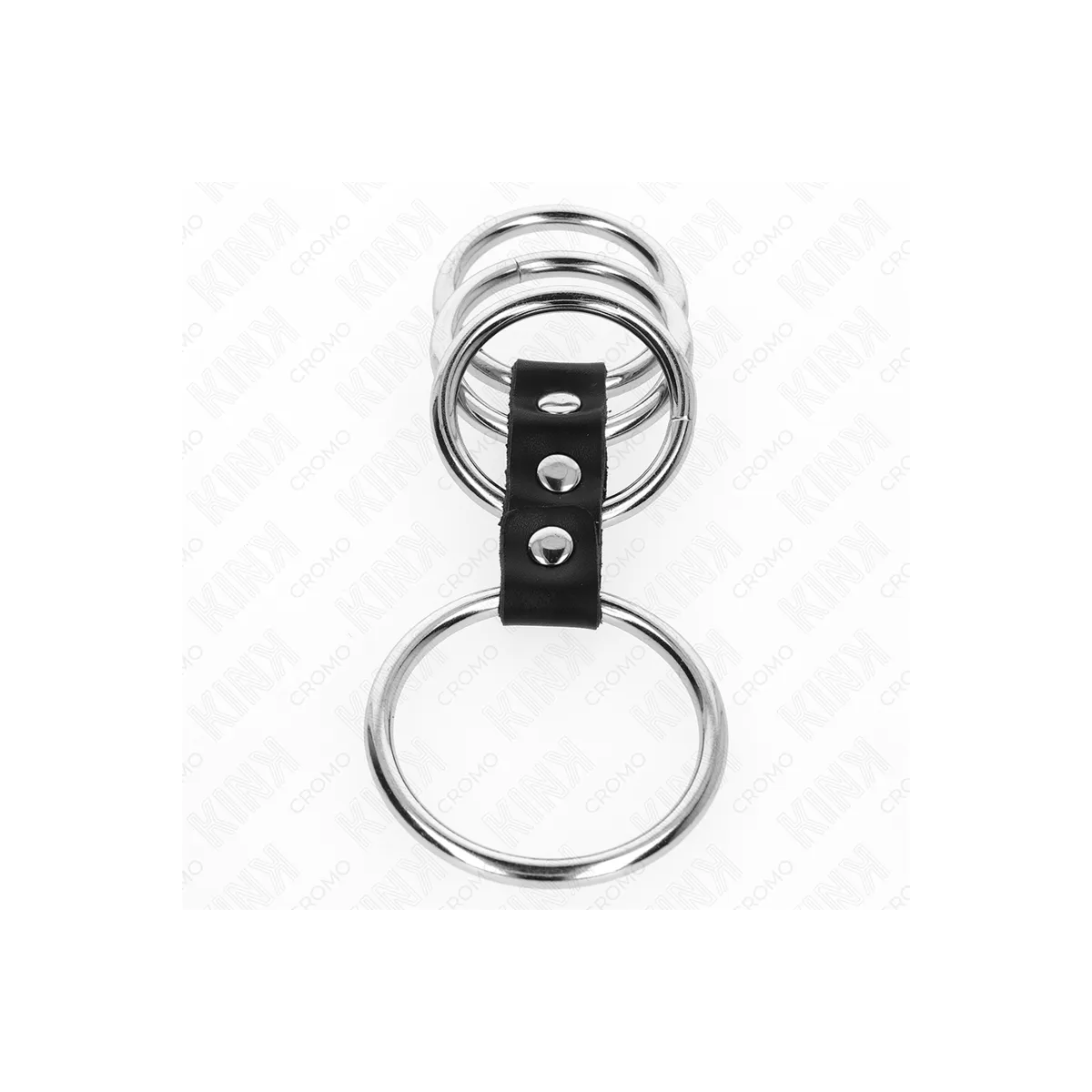 4 Metall Penisringe 3,7 cm Bis 5 cm Durch Leder Verbunden von Kink Ring Power | Fesselliebe.de