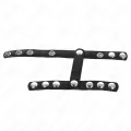 Penisring mit 3 Verstellbaren Ballsplitterriemen von Kink Ring Power