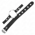 Penisring aus Leder mit Schnallverschluss 22 X 2 cm mit Metallring 4 cm von Kink Ring Power