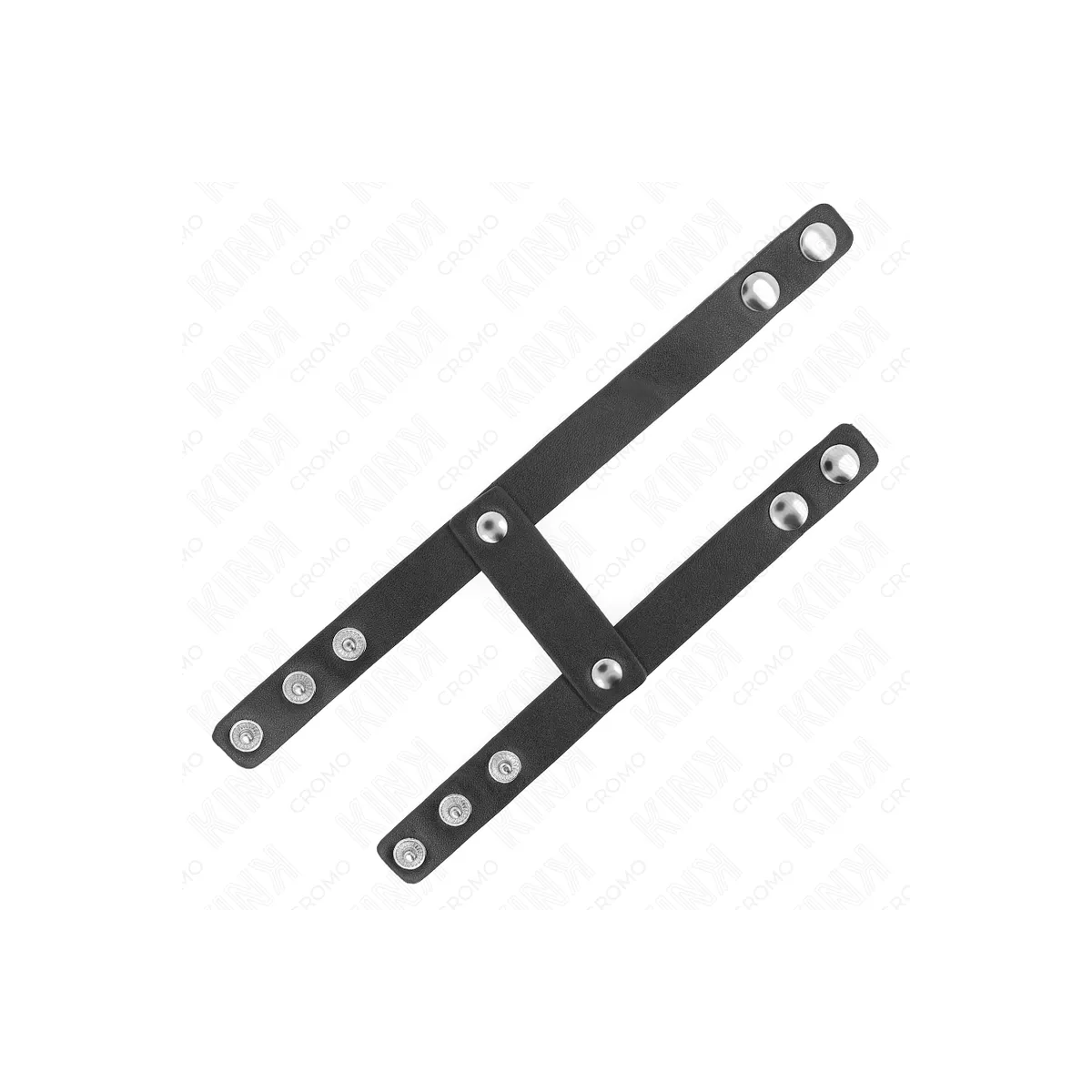 Verstellbarer Doppelter Penisring aus Leder von Kink Ring Power | Fesselliebe.de