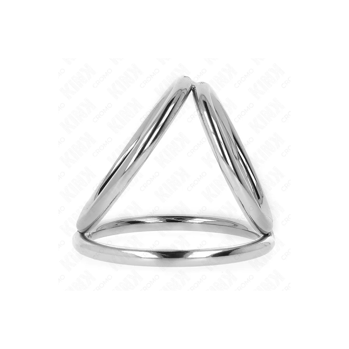 Dreifach Chrom Metall Penisring 3,8 cm Bis 5 cm Modell 2 von Kink Ring Power | Fesselliebe.de