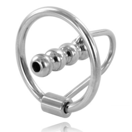 Drüsenring mit Harnröhrenstecker, 28 Mm von Metal Hard | Fesselliebe.de