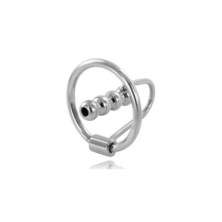 Drüsenring mit Harnröhrenstecker, 28 Mm von Metal Hard | Fesselliebe.de