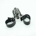 Peniskfig mit Metallringen und Lederriemen von Ohmama Fetish