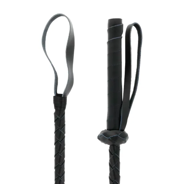 Leder-Fetisch-Bdsm-Peitsche 60 cm von Darkness Sensations | Fesselliebe.de