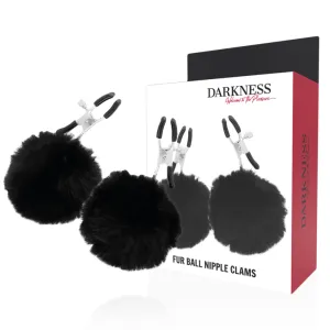 Nippelklammern mit Pom Poms 1 von Darkness Sensations | Fesselliebe.de