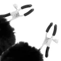 Nippelklammern mit Pom Poms 1 von Darkness Sensations