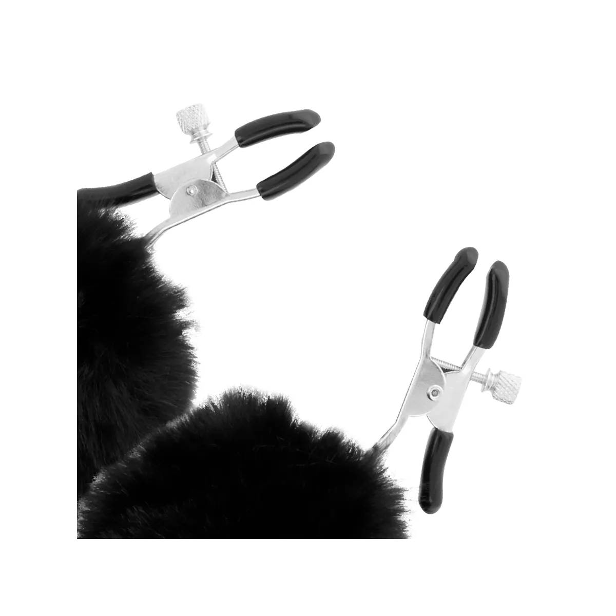 Nippelklammern mit Pom Poms 1 von Darkness Sensations | Fesselliebe.de