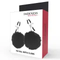 Nippelklammern mit Pom Poms 1 von Darkness Sensations