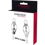 Nippelklemme aus Metall mit Kette von Darkness Bondage | Fesselliebe.de