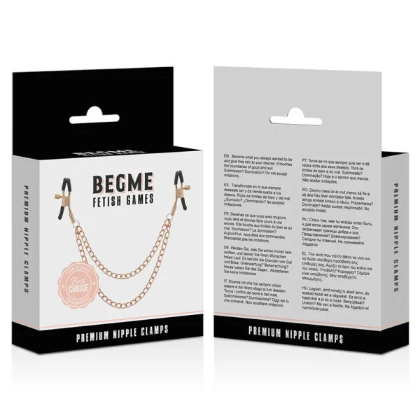Premium Nippelklemmen der von Begme Black Edition | Fesselliebe.de