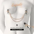 Fantasy-Nippelclips aus Metall mit Kette von Coquette Fantasy