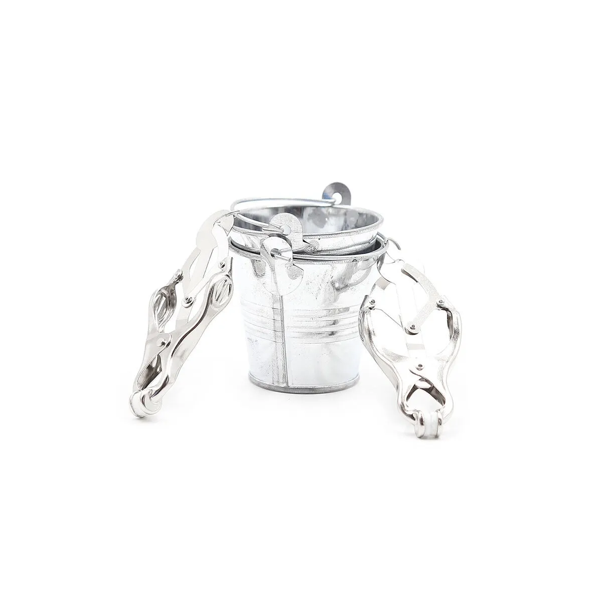 Nippelklemmen mit Eimer von Ohmama Fetish | Fesselliebe.de