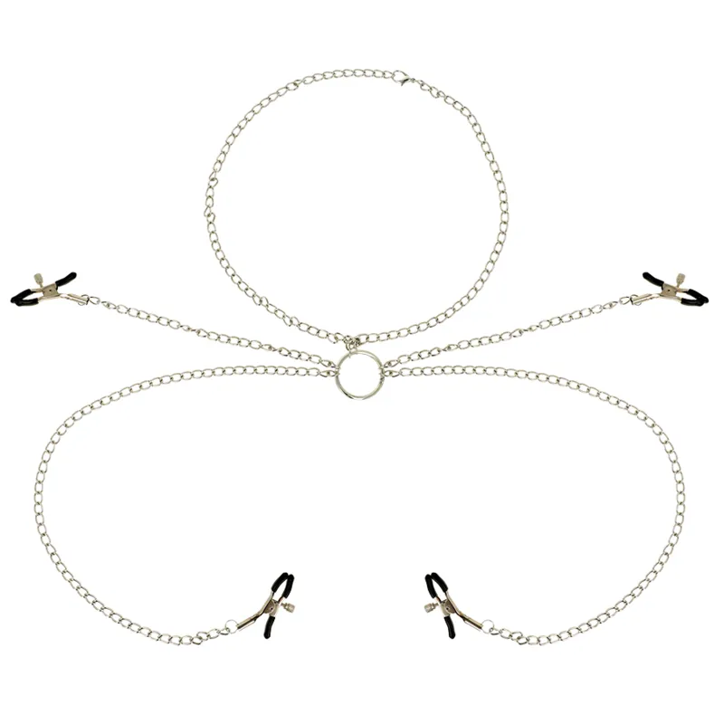 4 Nippelklemmen mit Kette von Ohmama Fetish | Fesselliebe.de