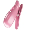 Leaf Vibrierende Nippelklemmen Rosa von Pretty Love Flirtation